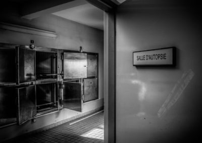 Morgue d'un hôpital abandonné, France