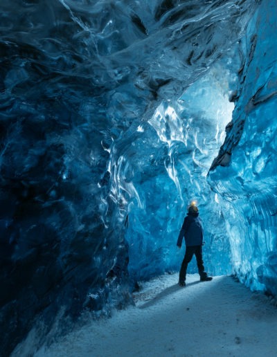 Blue ice cave, Jokulsarlon, Islande