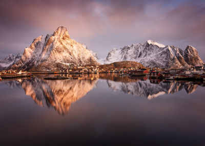 Apothéose : Village de Reine au Lofoten, Norvège