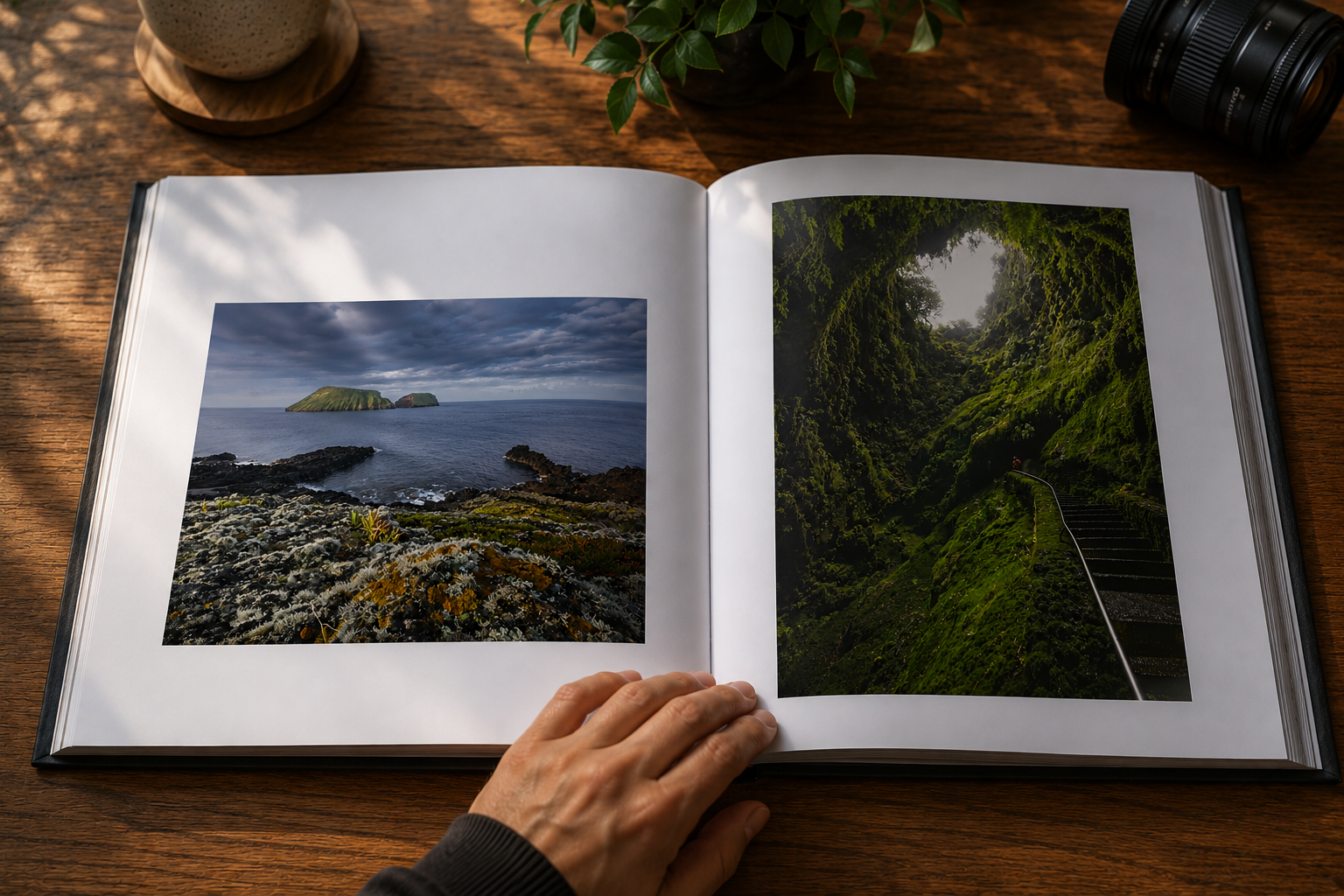 Livre photo ouvert illustrant l’analyse d’images pour développer son regard photographique